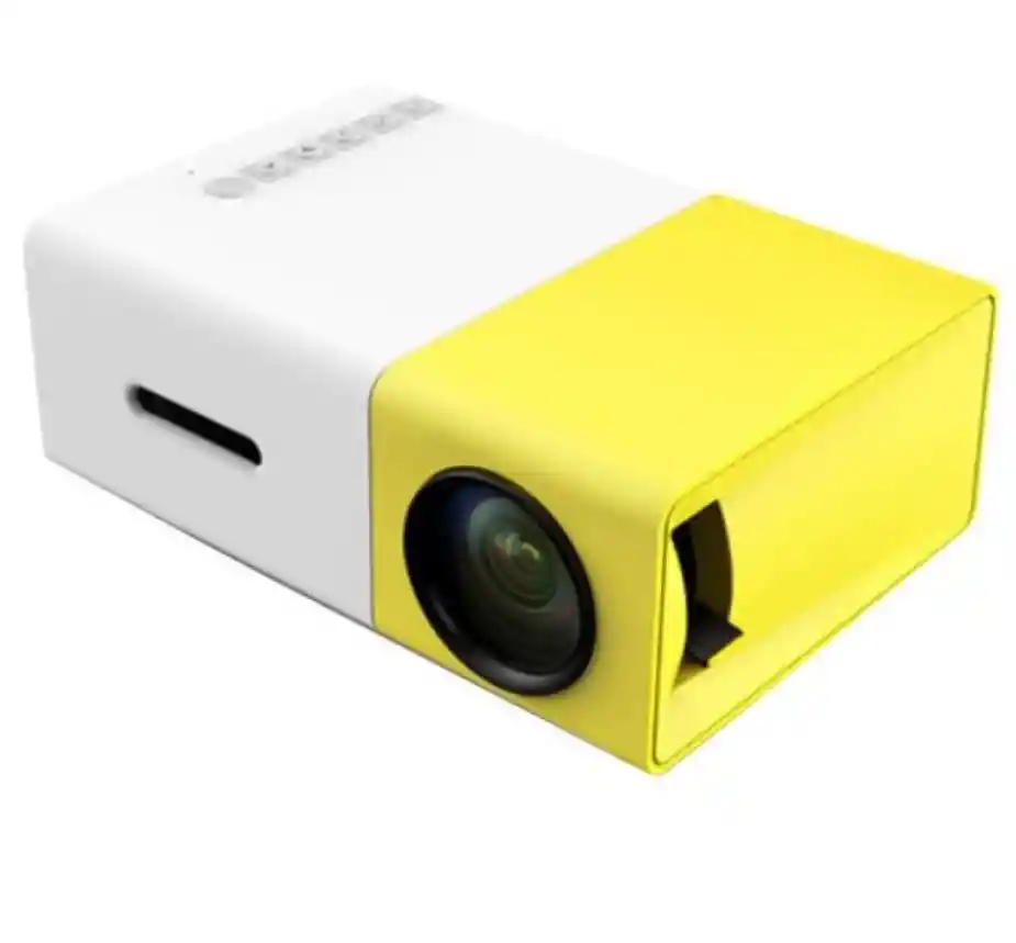 Mini Proyector Led Video Beam Yg300 Hdmi Usb Av 600 Lumenes