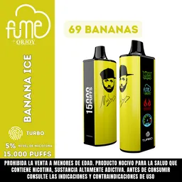 Vape Fume Nicky Jam 69 Bananas 15000 Puffs 5%