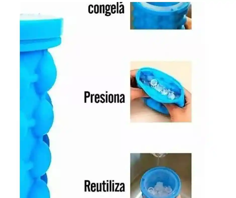 Hielera En Silicona Estilo Vaso Pequeña