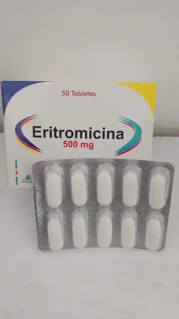 Eritromicina 500 Mg Blister X 10 Tabs