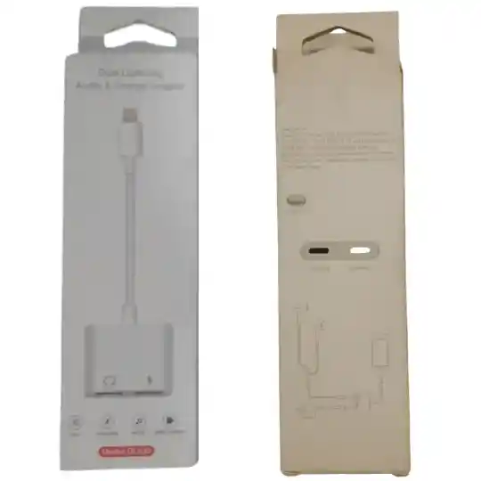 Adaptador (convertidor) Auricular C Carga C A Iphone
