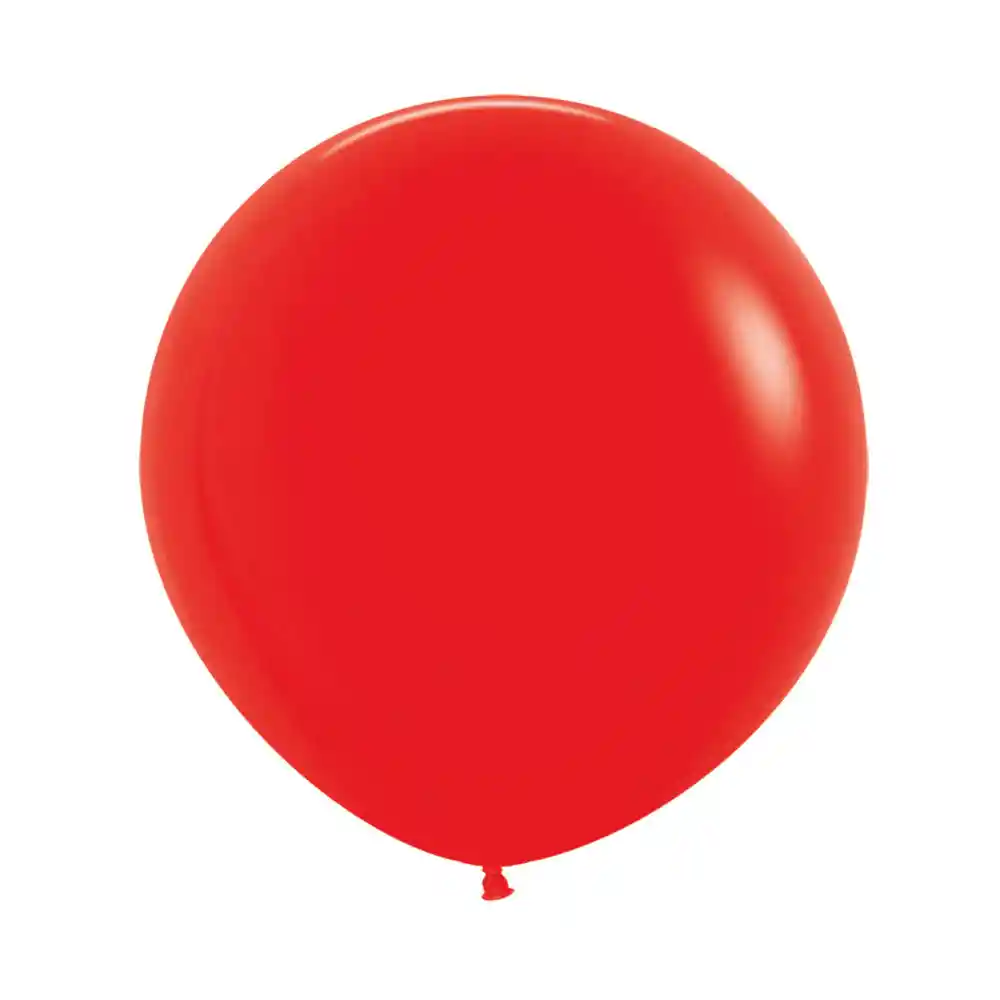 Globos Rojo Fashion R18 X 6 Unidades Sempertex