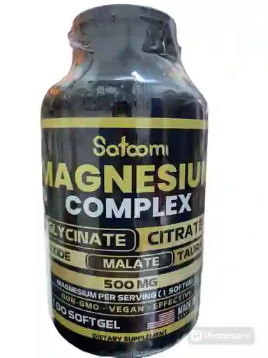 Magnesium Complex 500gr X 100 Softgels Satoomi