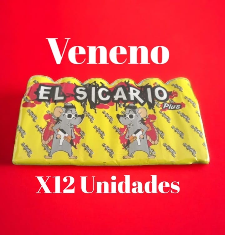 Mata Ratonero Veneno Sicario Mata Ratas Y Ratones X12 Unidades - Rappi