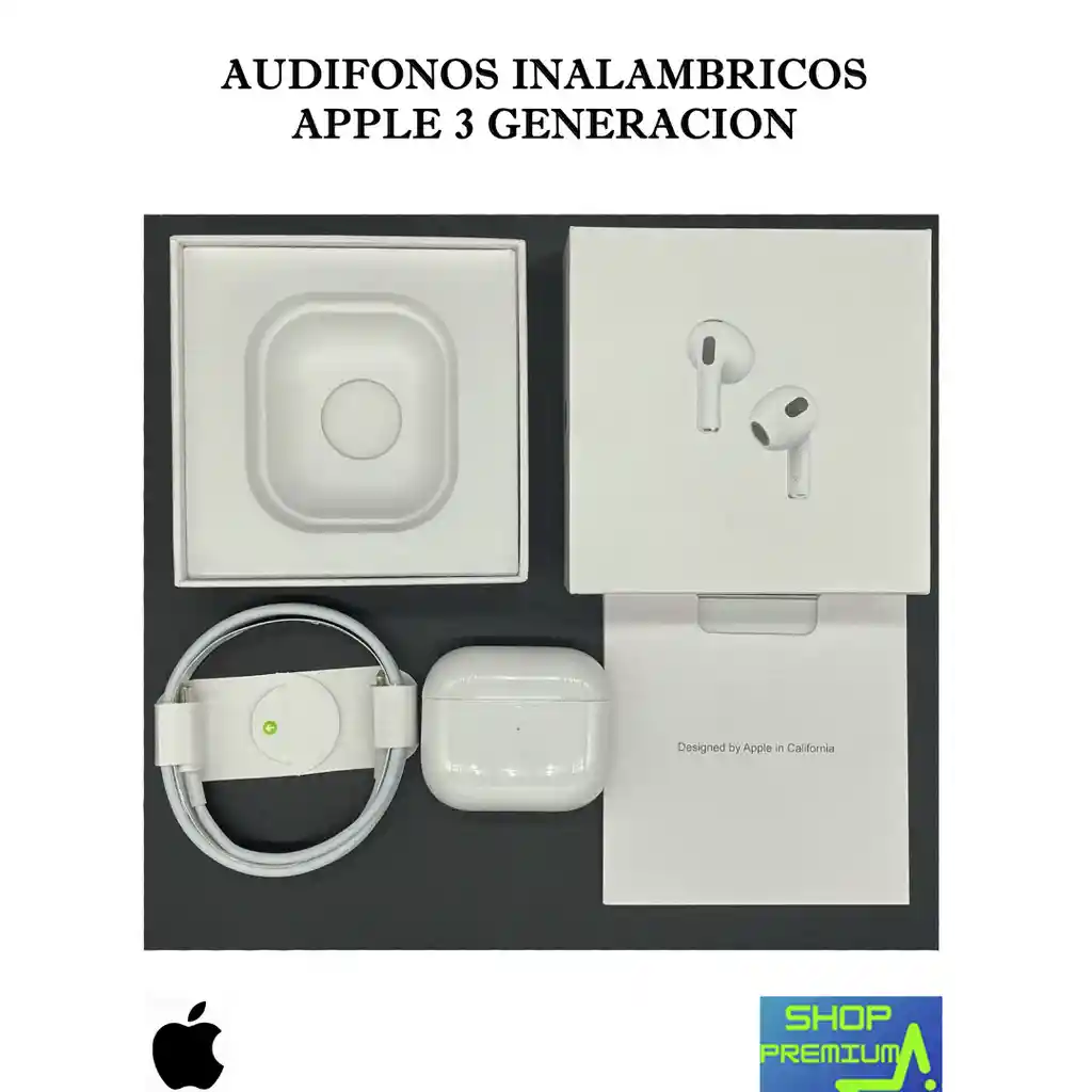 Audifonos Inalambricos Apple Generacion 3