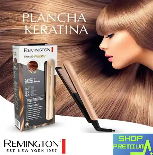 Plancha Profesional Remington Keratina Y Aceite De Argan