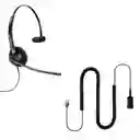 Diadema Plantronics Encore Pro 510 + Adaptador Rj9 Voice