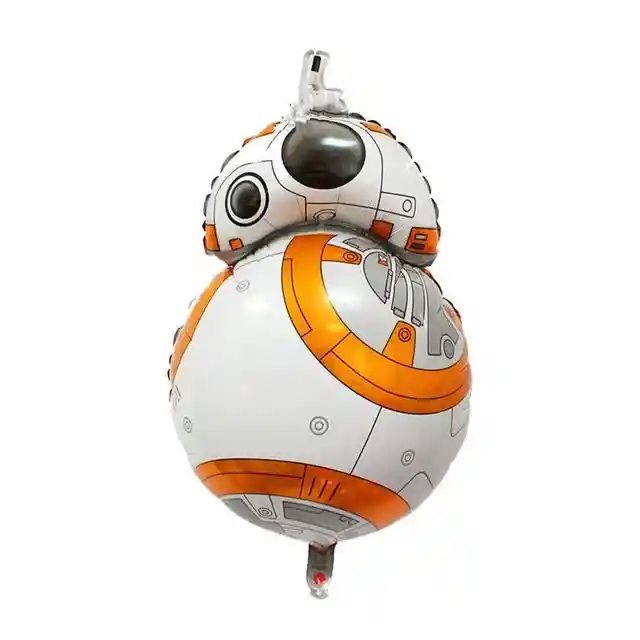 Globo Metalizado Star Wars Bb-8 Sin Inflar