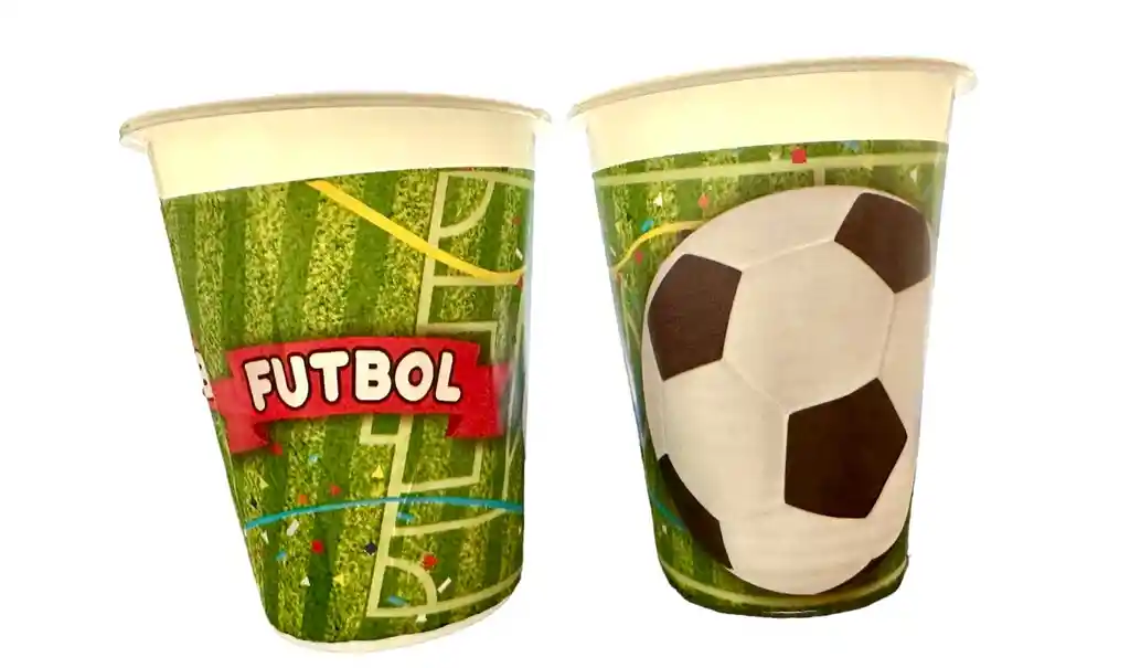 Vaso Desechable Futbol X 12