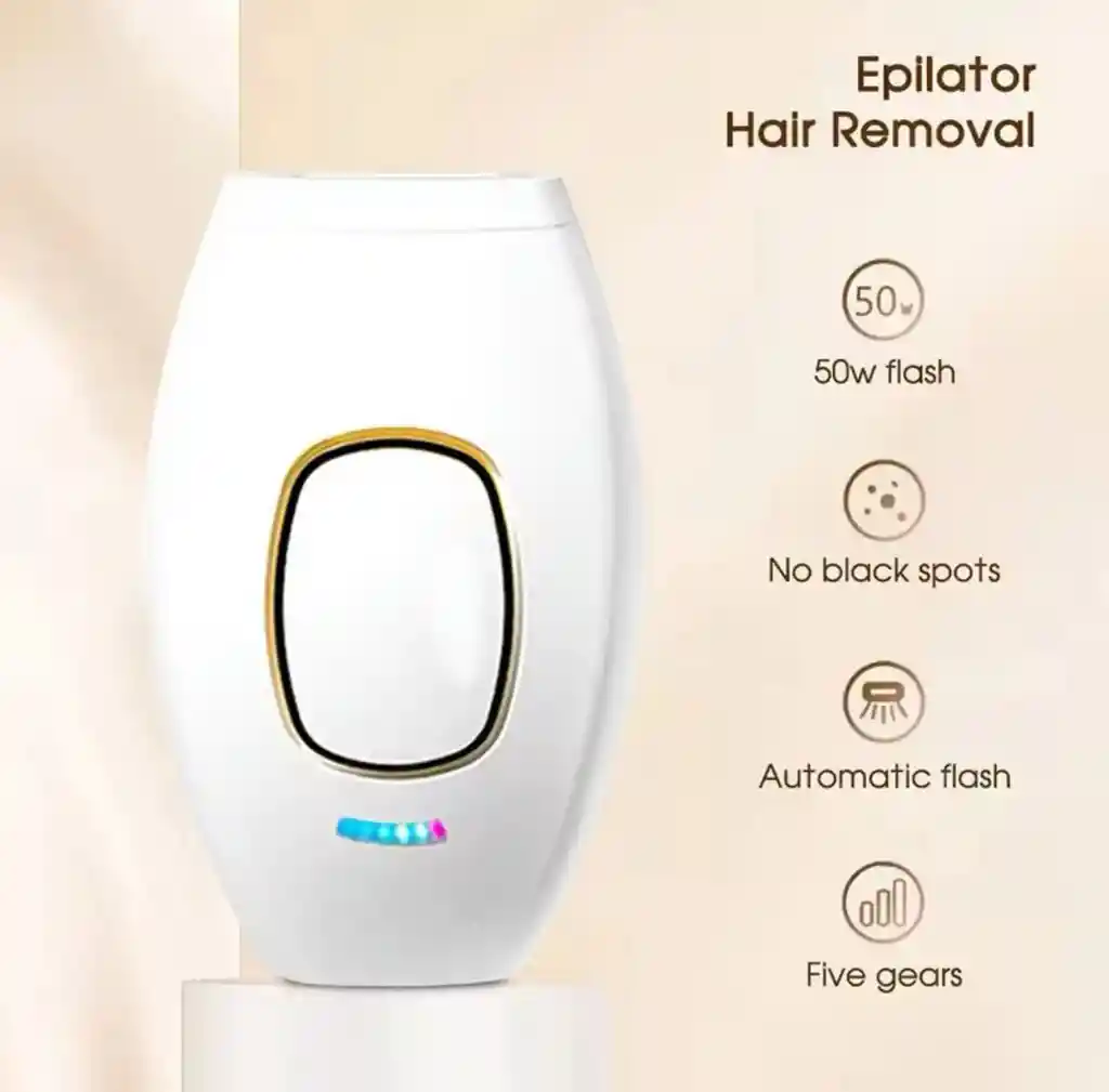 Depiladora Laser Permanente Ipl Indoloro 500.000 Pulsos					