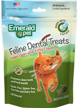 Snack Dental Emeral Pet Sabor Pescado Catnip