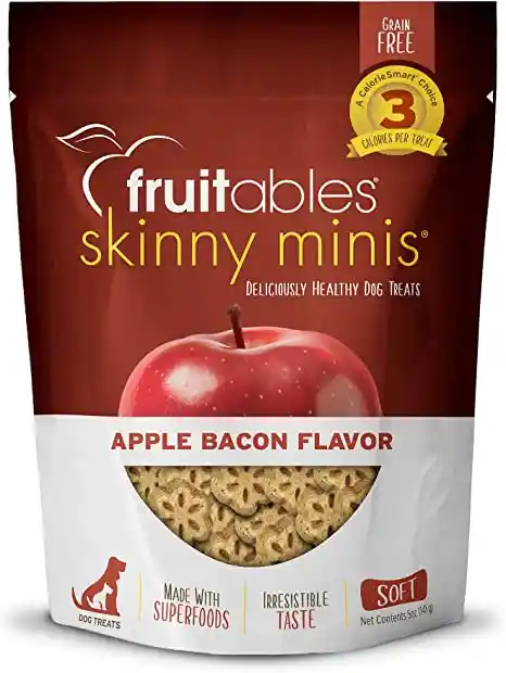 Snacks Fruitables Para Perro Sabor Manzana Y Tocino