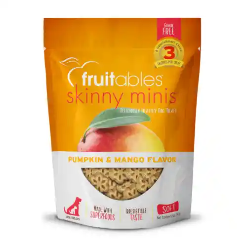 Snacks Fruitables Para Perro Sabor Calabaza Y Mango