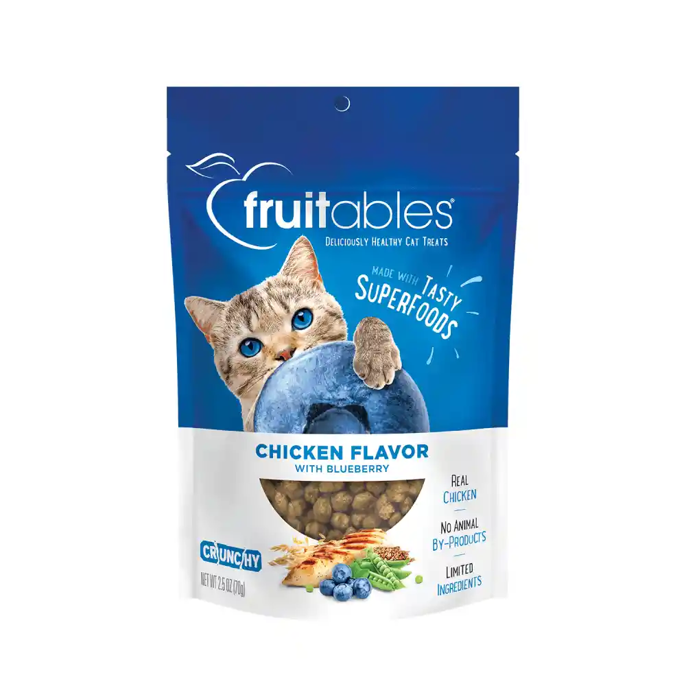 Snacks Fruitables Para Gato Sabor Pollo Y Arándanos