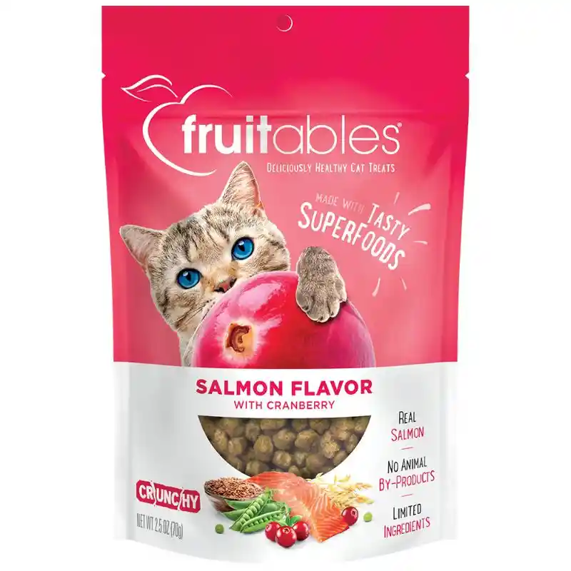 Snacks Fruitables Para Gato Sabor Salmón Y Arándanos