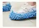 Zapatos De Mopa Paño Microfibra Limpiar Zapatilla Azul