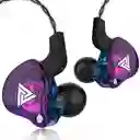 Audifonos Profesionales Monitoreo Qkz Ak6 Excelente Calidad Morado