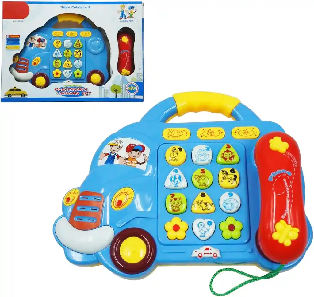 Teléfono Celular Juguete Musical Carro Bebe Niño +bateria