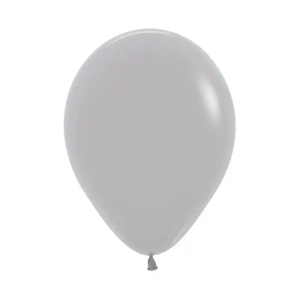 Globos Gris Fashion R5 X 50 Unidades Sempertex