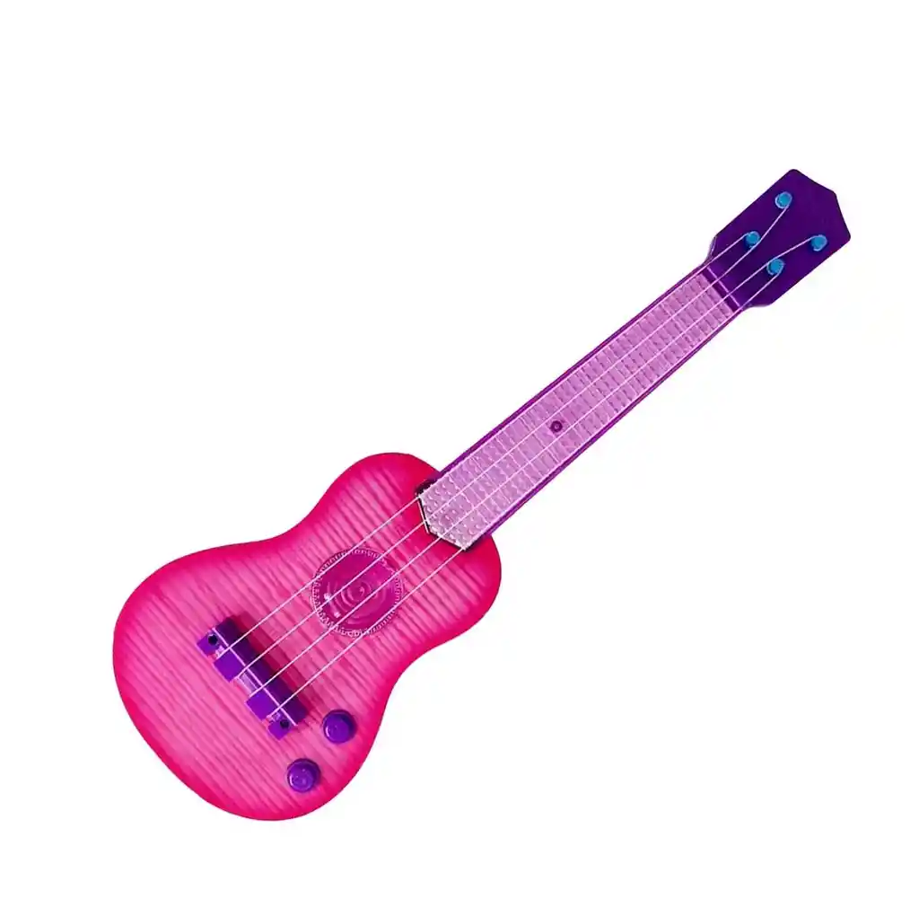 Guitarra Para Niña Juguete Luces + Sonidoregalo + Baterias