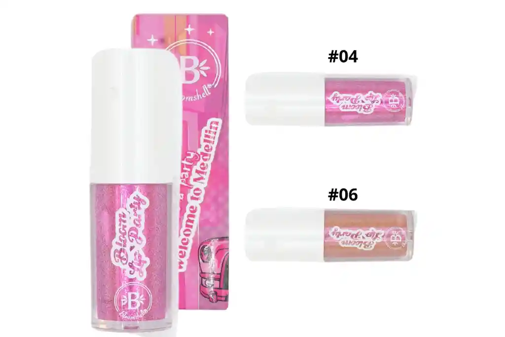 Gloss Con Color Y Escarcha Tono 06 Lip Party Bloomshell