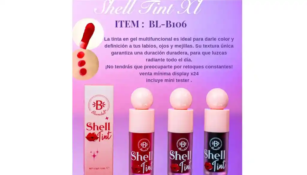 Tinta Labios Y Mejillas Shell Tint Tono 04 Bloomshell