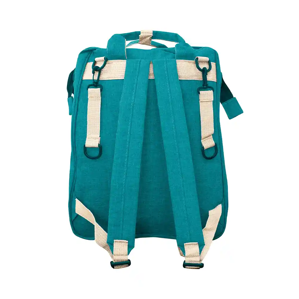 Pañalera Morral 3 En 1 Color Verde