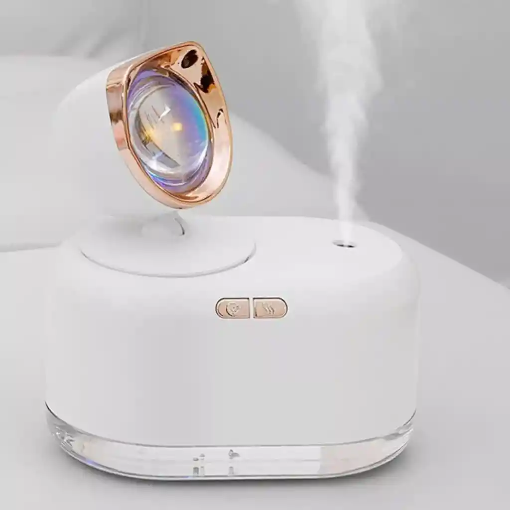 Humidificador De Aire Difusor Lámpara Integrada + Escencia