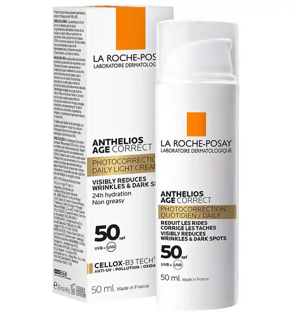 Protector Solar Color La Roche Posay Anthelios Age Correct 50ml