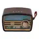 Radio Retro Portatil Recargable Sonido Claro