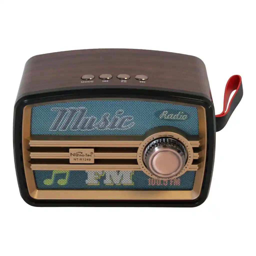 Radio Retro Portatil Recargable Sonido Claro