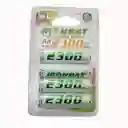 Pilas Recargables Aa X4 2300 Mah De Alta Capacidad Ironbat