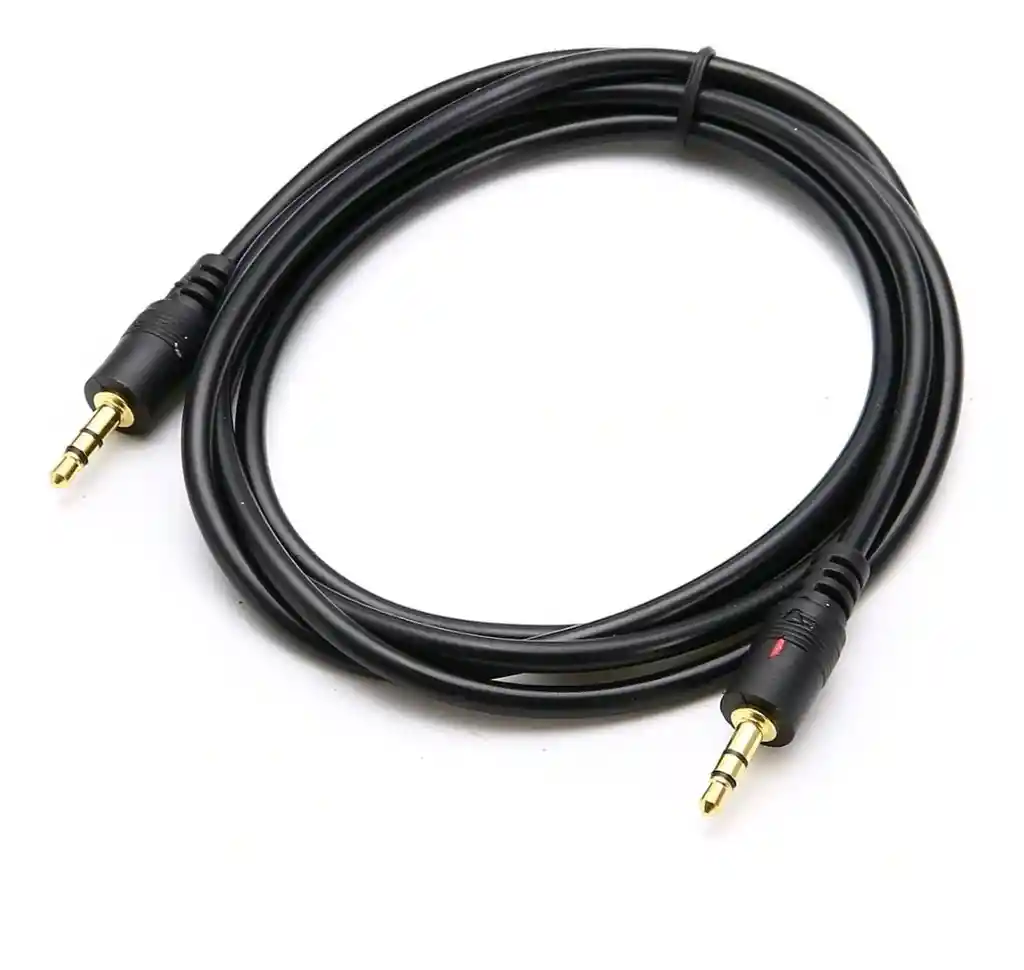 Cable Auxiliar De Audio Estéreo Plug 3.5mm 1x1 De 5.0 Metros