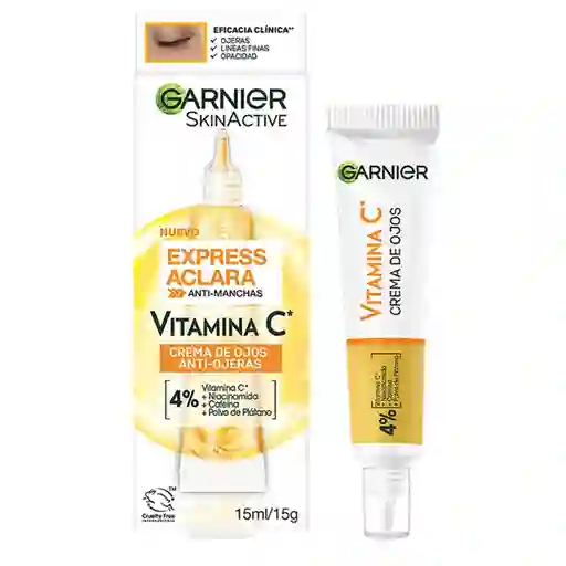 Crema De Ojos Anti-ojeras Garnier Express Aclara Vitamina C