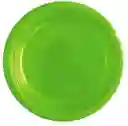 Plato Sempertex Plastico Verde Lima Deluxe Grande 9" 23 Cm X 10