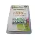 Pilas Recargables Aaa X2 1100 Mah De Alta Capacidad Ironbat