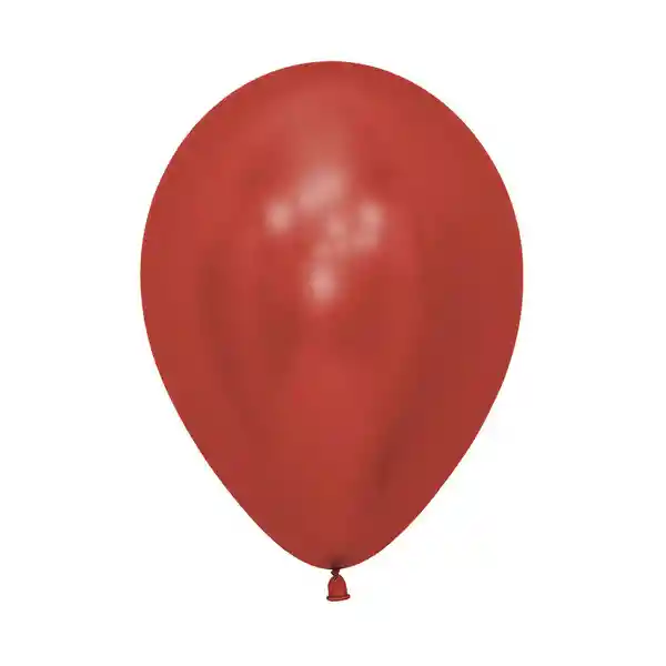 Globos Reflex R12 X 50 Unidades Color Rojo Cristal Sempertex