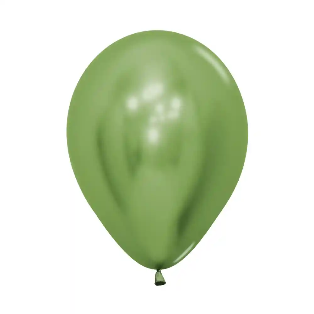 Globos Reflex R5 X 50 Unidades Color Verde Lima Sempertex