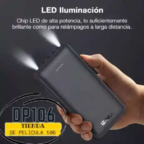 Power Bank 10000 Mah Carga Todo Tipo De Celular V8/ Tipoc/ Iphone