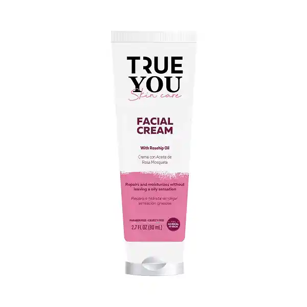 Crema Facial Rosa True You 80ml