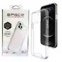 Estuche Space Iphone 11 + Vidrio 4d
