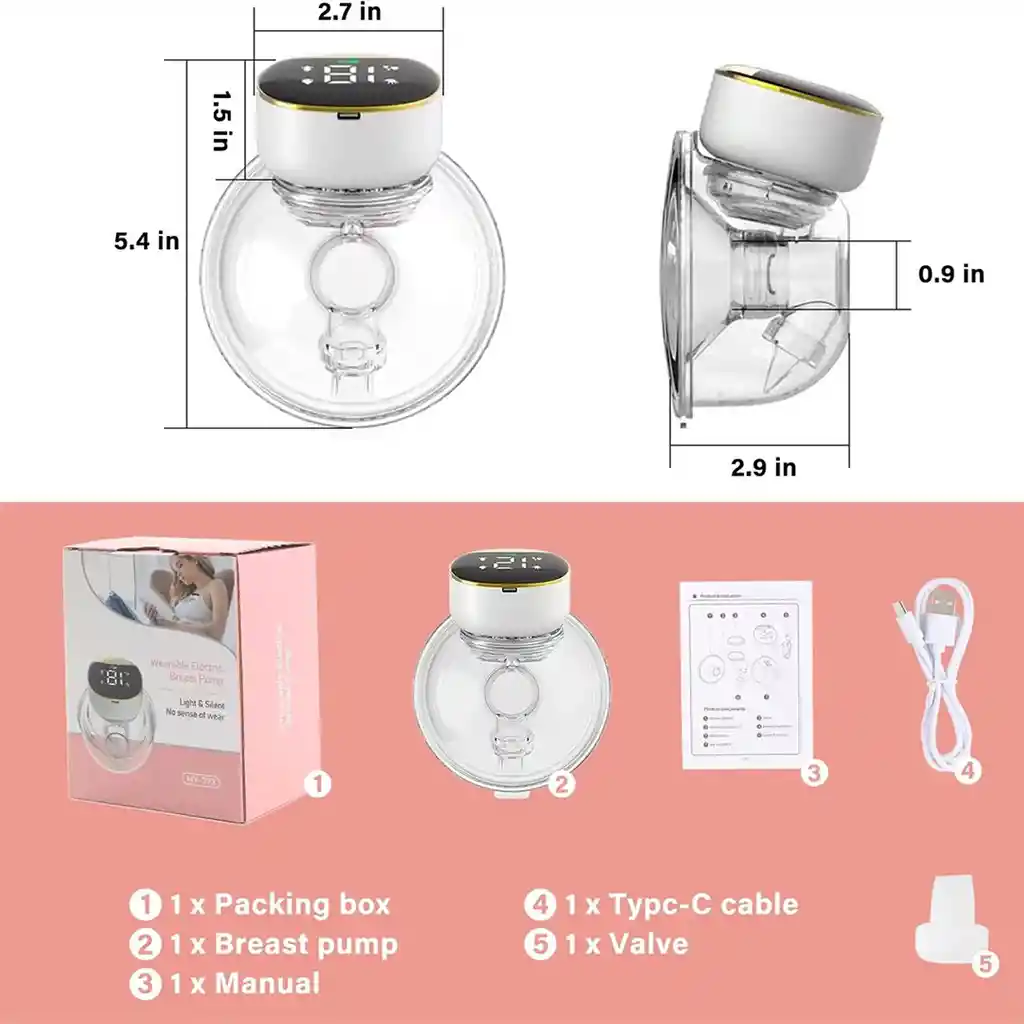 Extractor De Leche Materna Eléctrico: Compacto Y Portátil