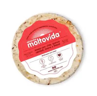 Arepa Multicereal X350g Moltovida