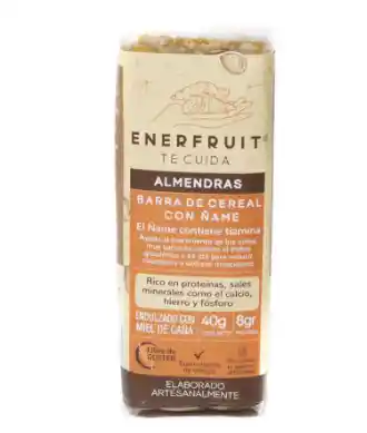 Barra De Cereal Almendra X40g Enerfruit