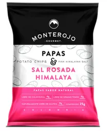 Papas Sal Rosada X25g Monterojo