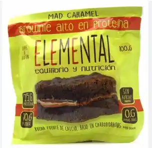 Brownie Caramelo X100g Elemental