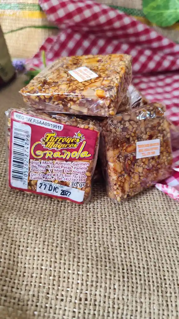 Turron Magico Ajonjoli Y Granola