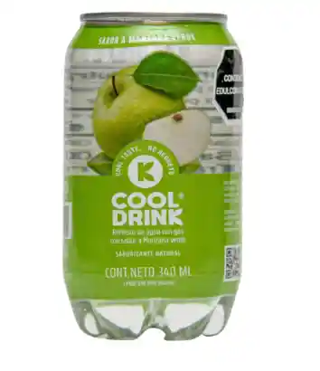 Agua Con Gas Manzana Verdex340ml Cool Dr