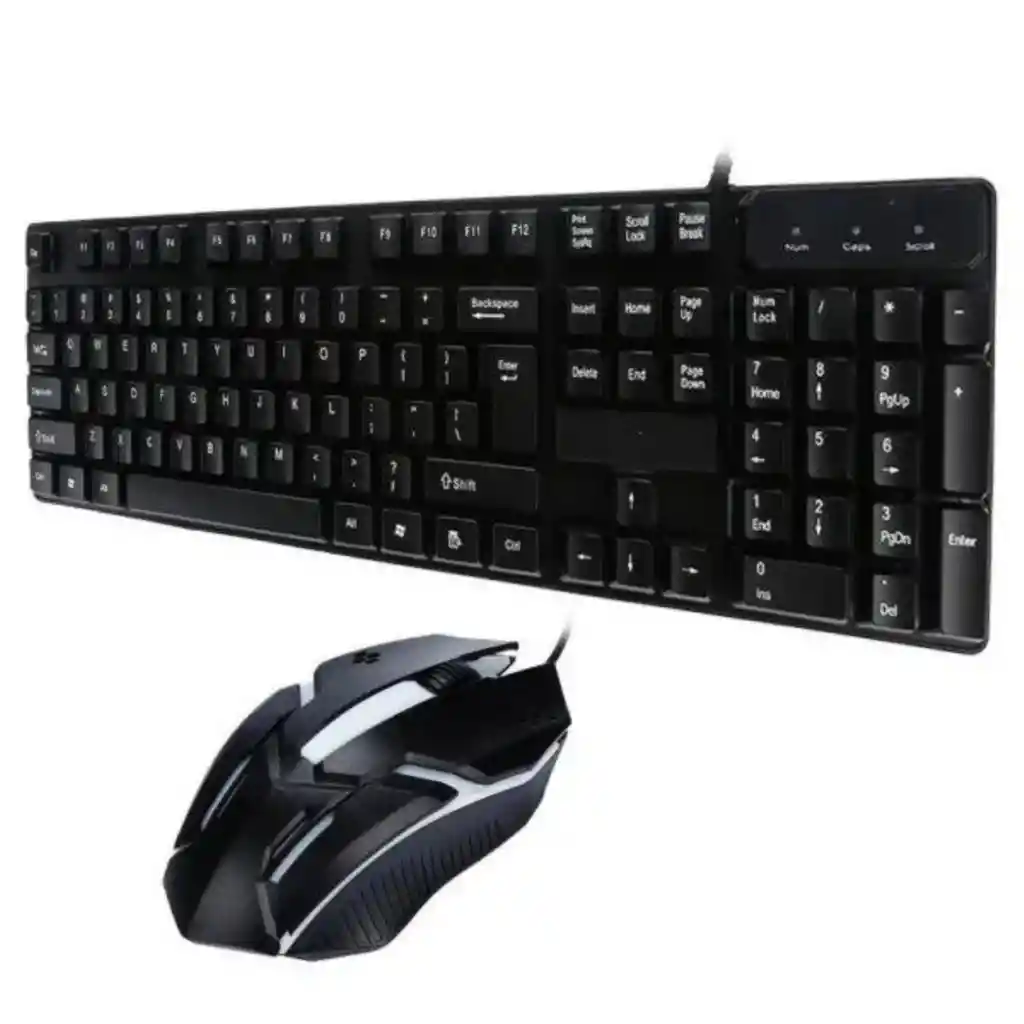 Combo Gamer Alambrico Teclado + Mouse Retroiluminado 198i Cmk-188