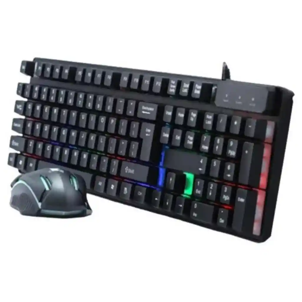 Combo Gamer Alambrico Teclado + Mouse Retroiluminado 198i Cmk-188